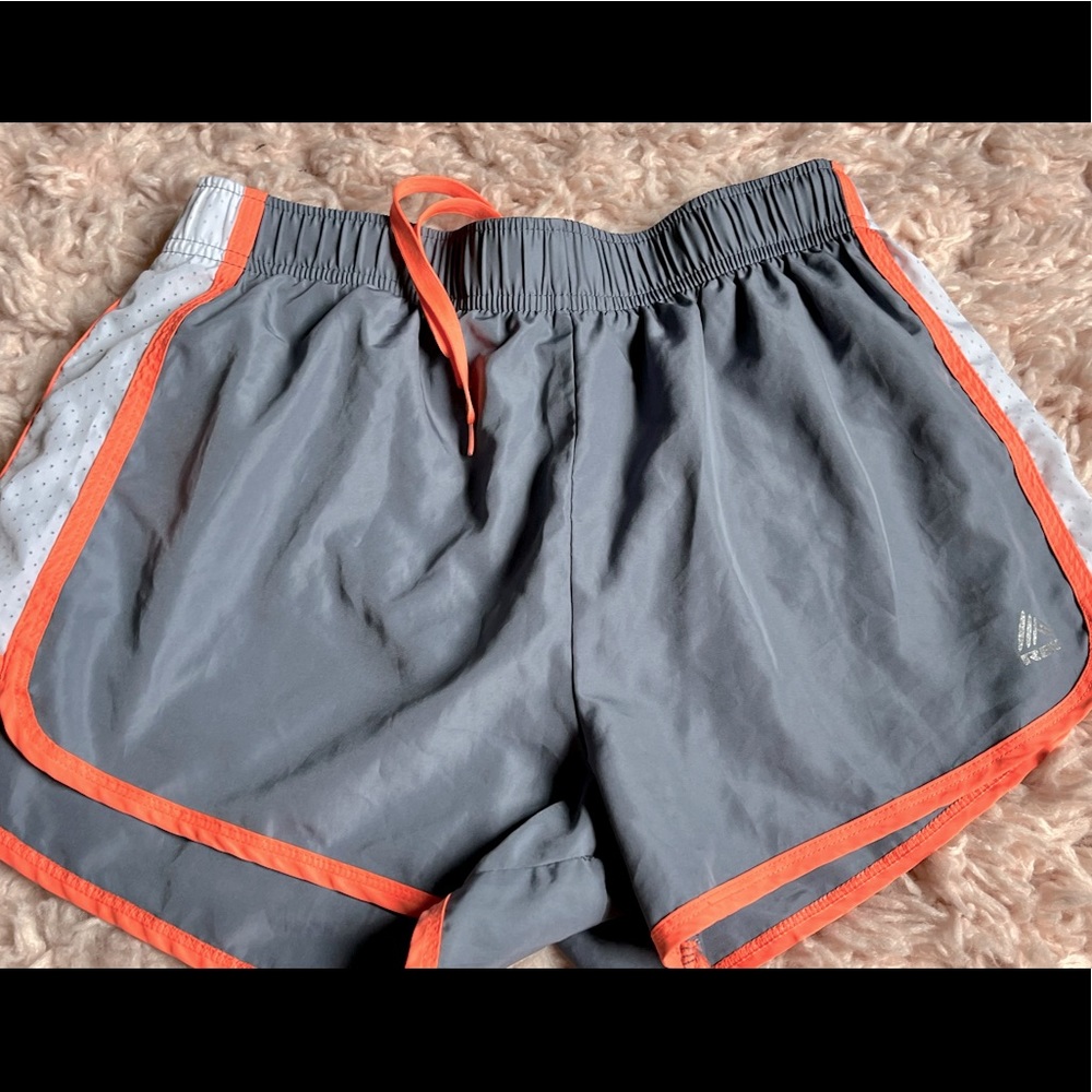 Orange and Gray Athletic Shorts